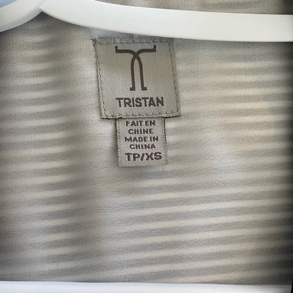 Tristan sleeveless top, XS, black&white, office clothes - Picture 2 of 6